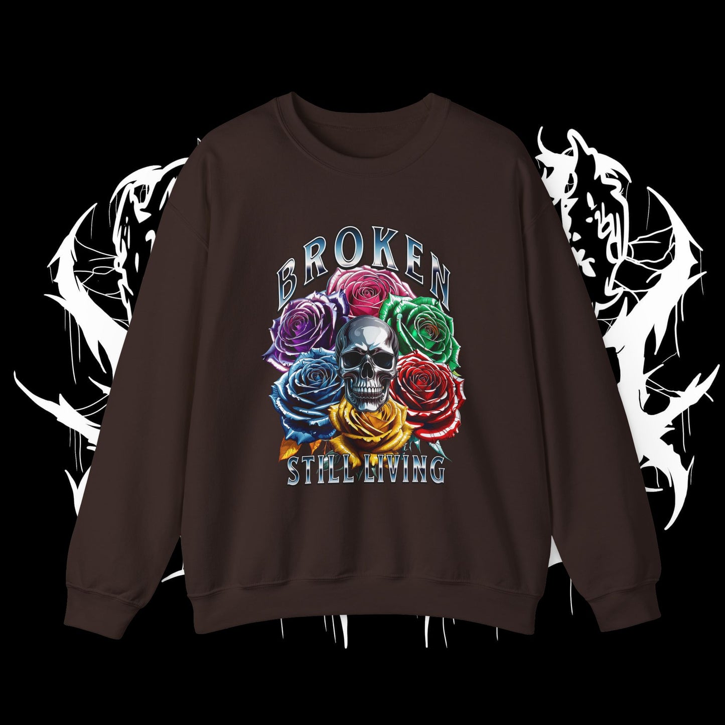 Chrome Roses Heavy Sweartshirt (UNISEX)