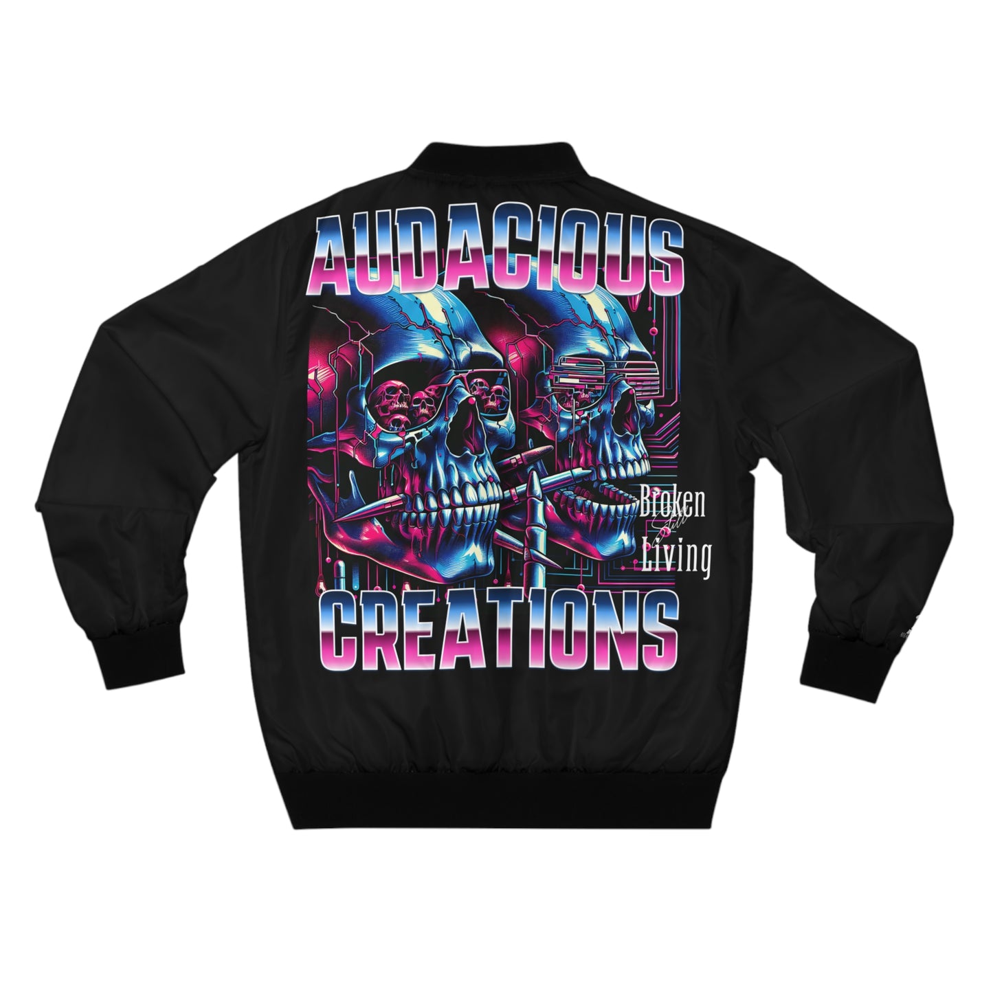 Melted Chrome Bomber Jacket (UNISEX)