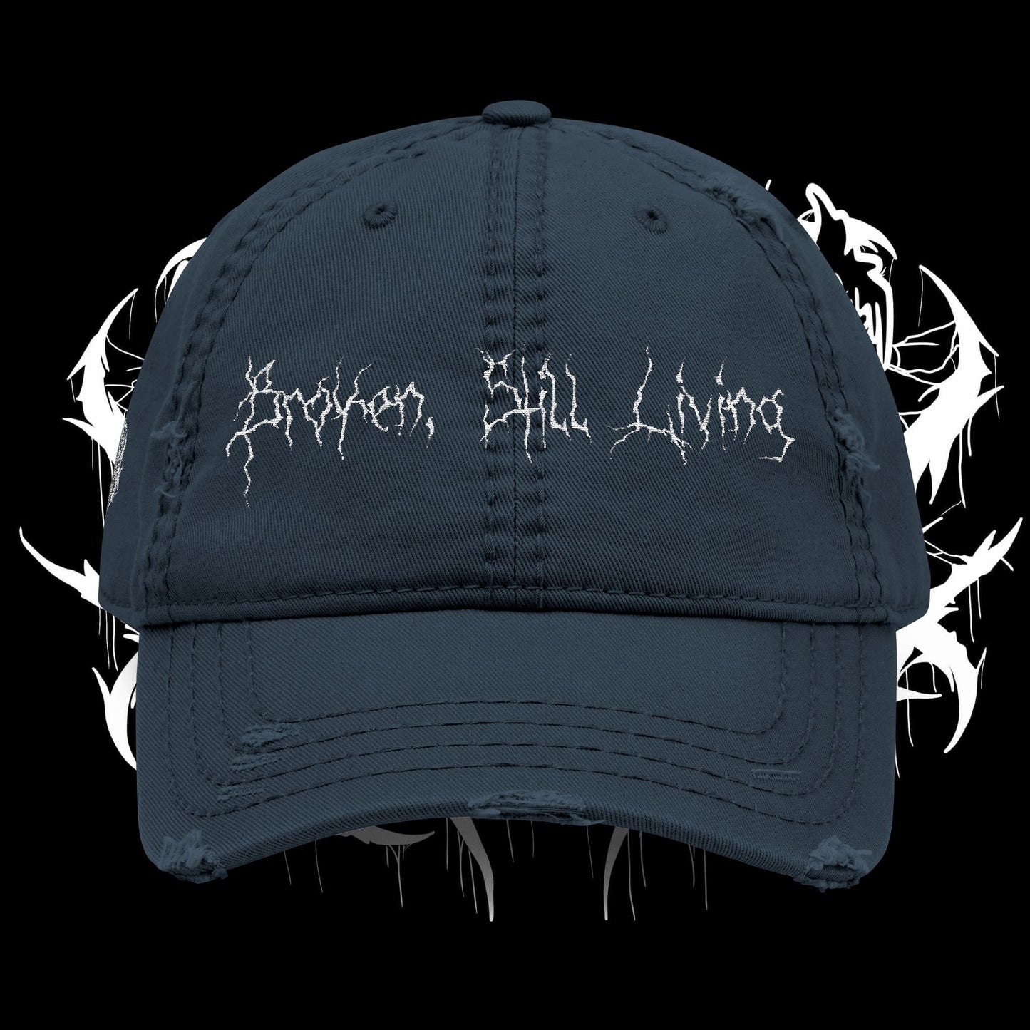 Distressed Embroidered Hat (UNISEX)