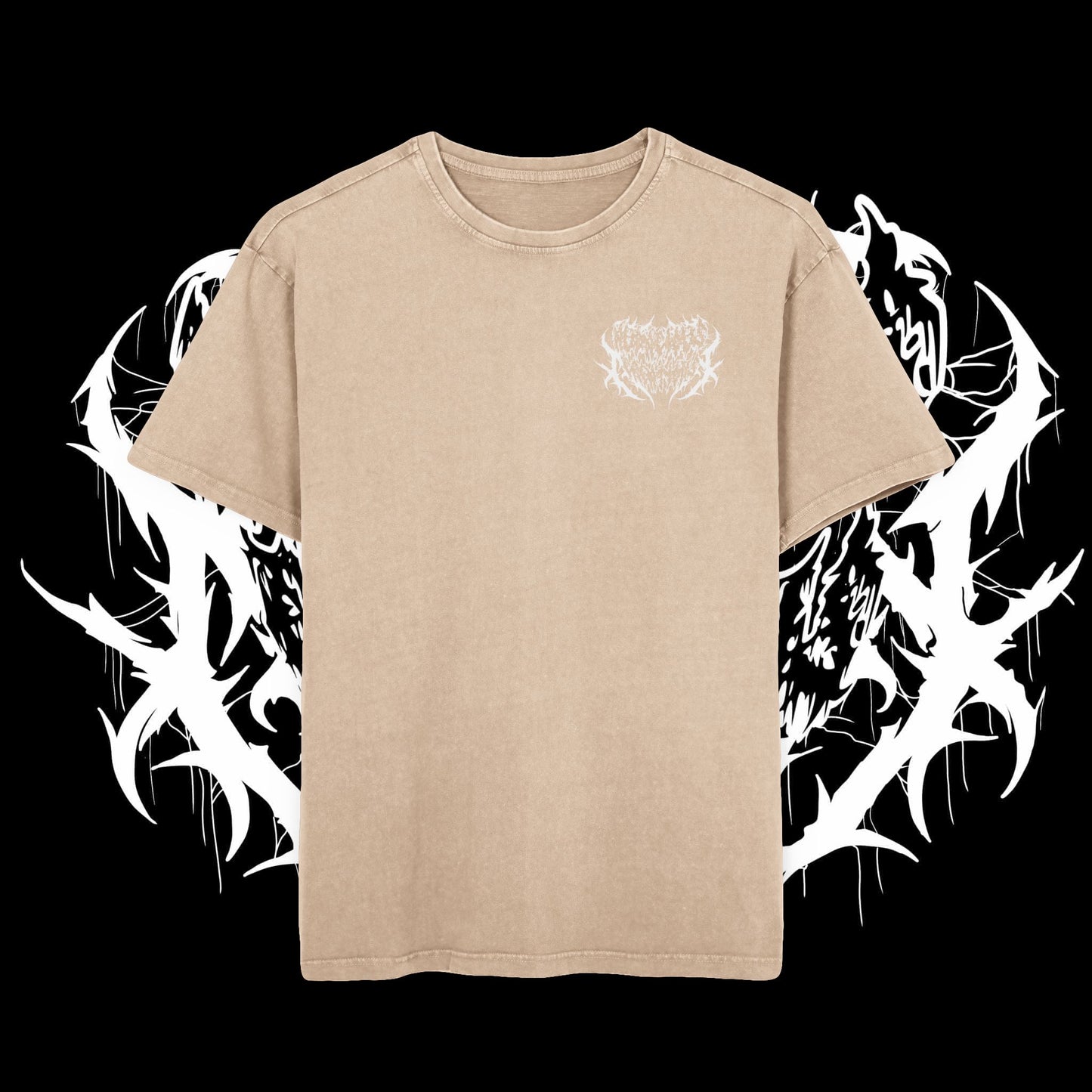 Heartache Acid Washed Oversized T (UNISEX)