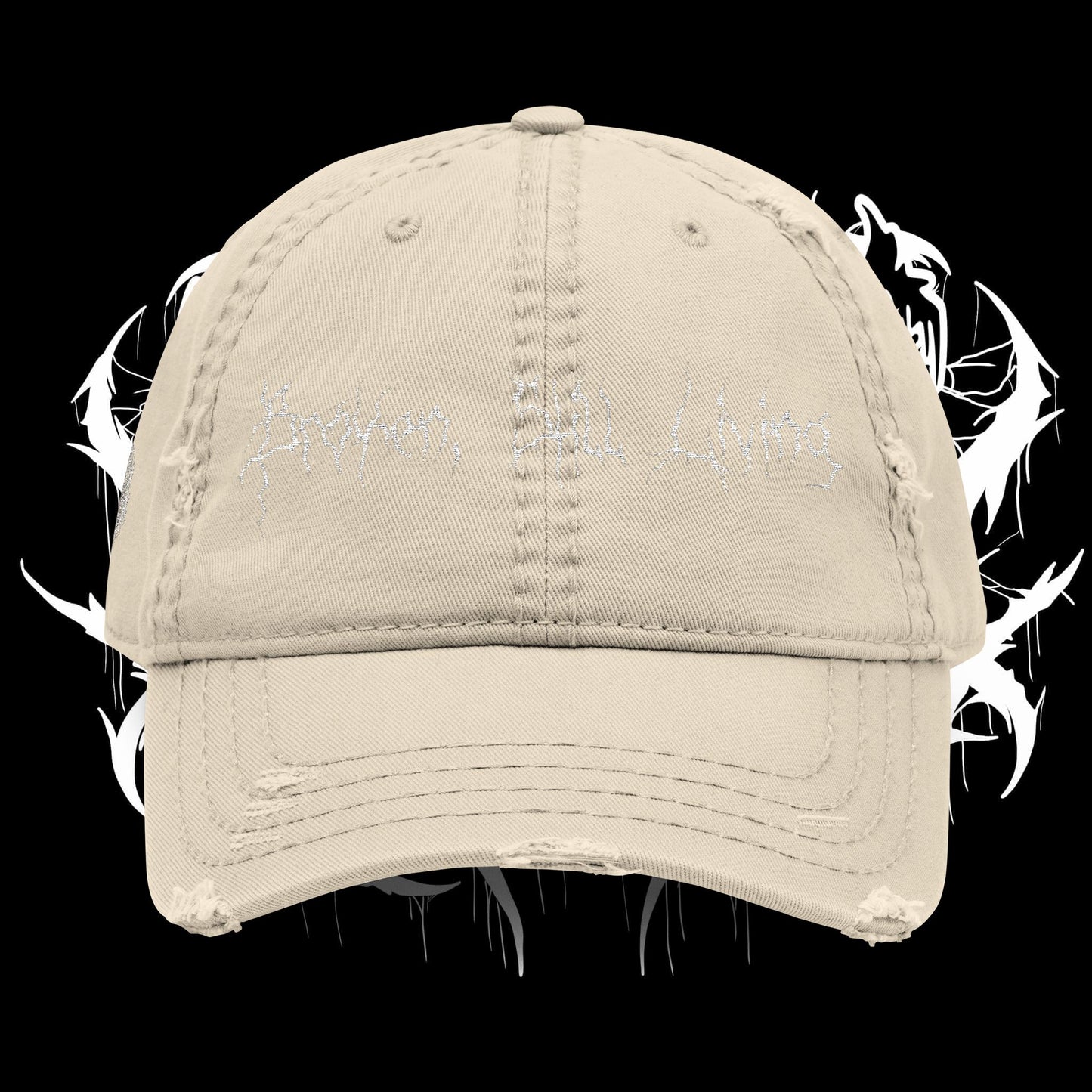 Distressed Embroidered Hat (UNISEX)