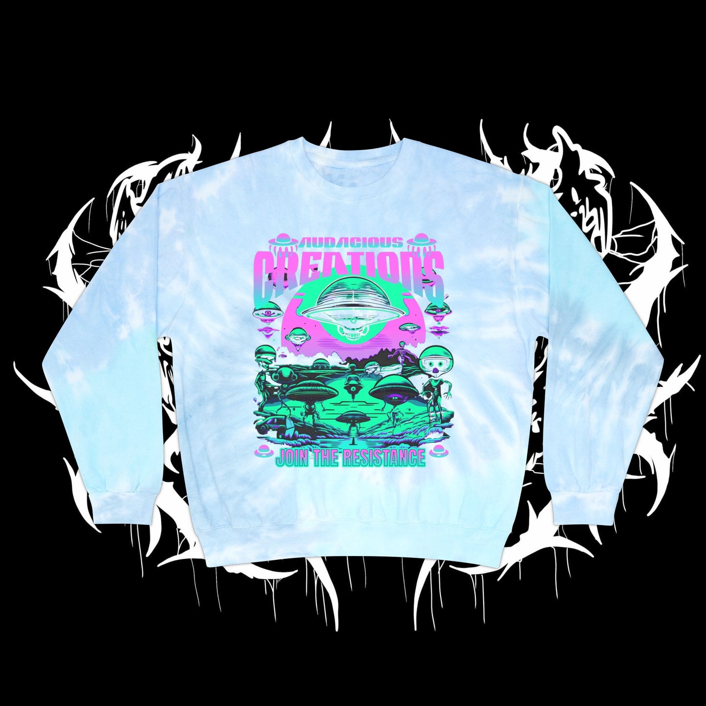Trippy Tie Dye Sweatshirt (Unisex)