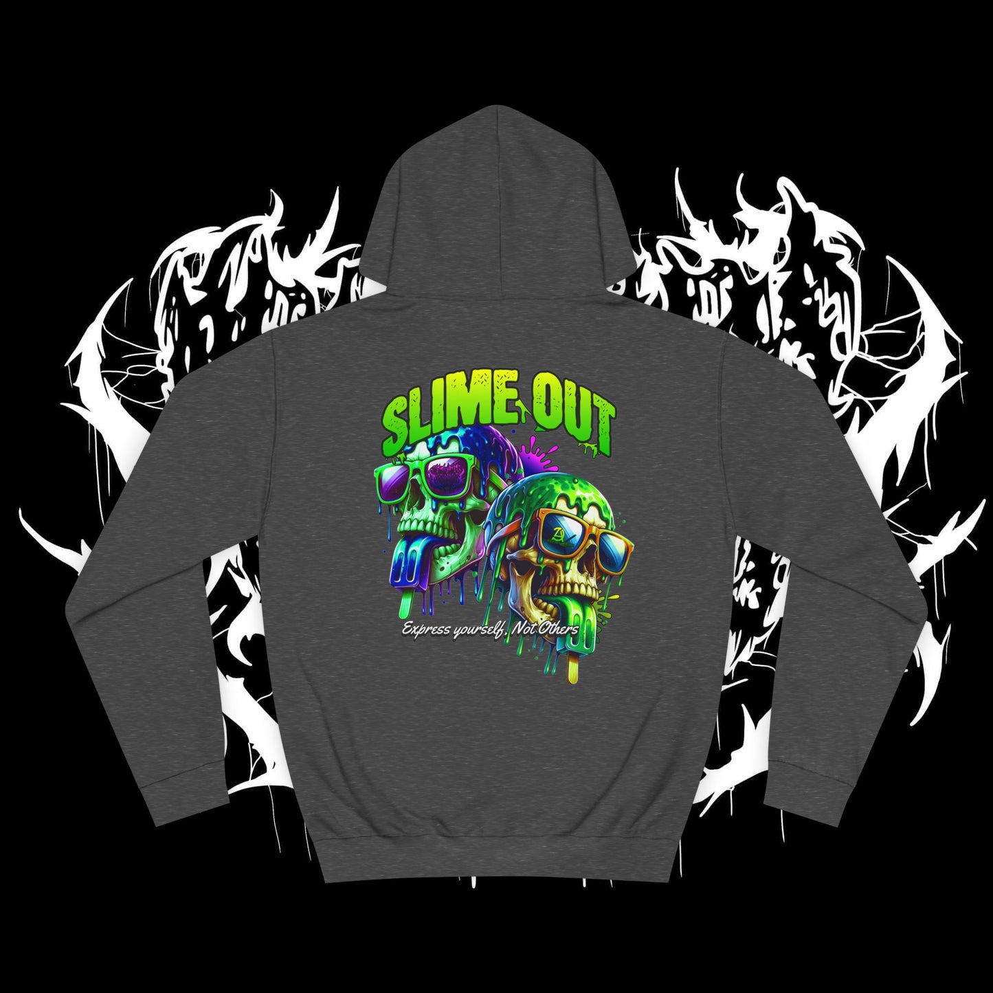 Slime Out Skulls Hoodie (UNISEX)