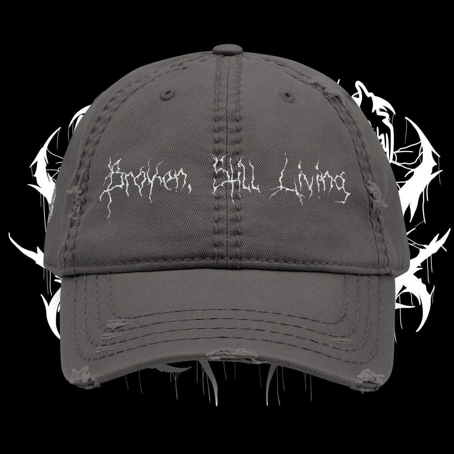 Distressed Embroidered Hat (UNISEX)