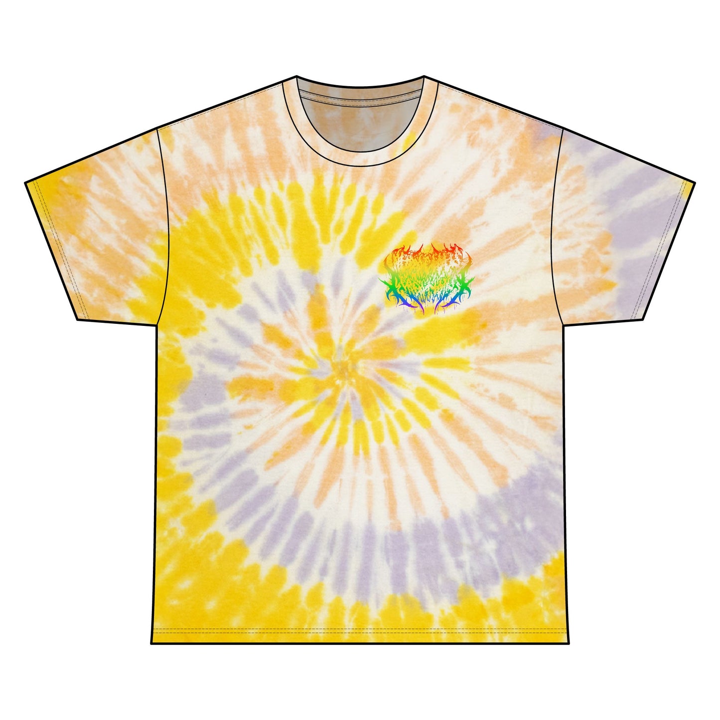 ALLIES LGTBQIA TIE DYE SHIRT (UNISEX)