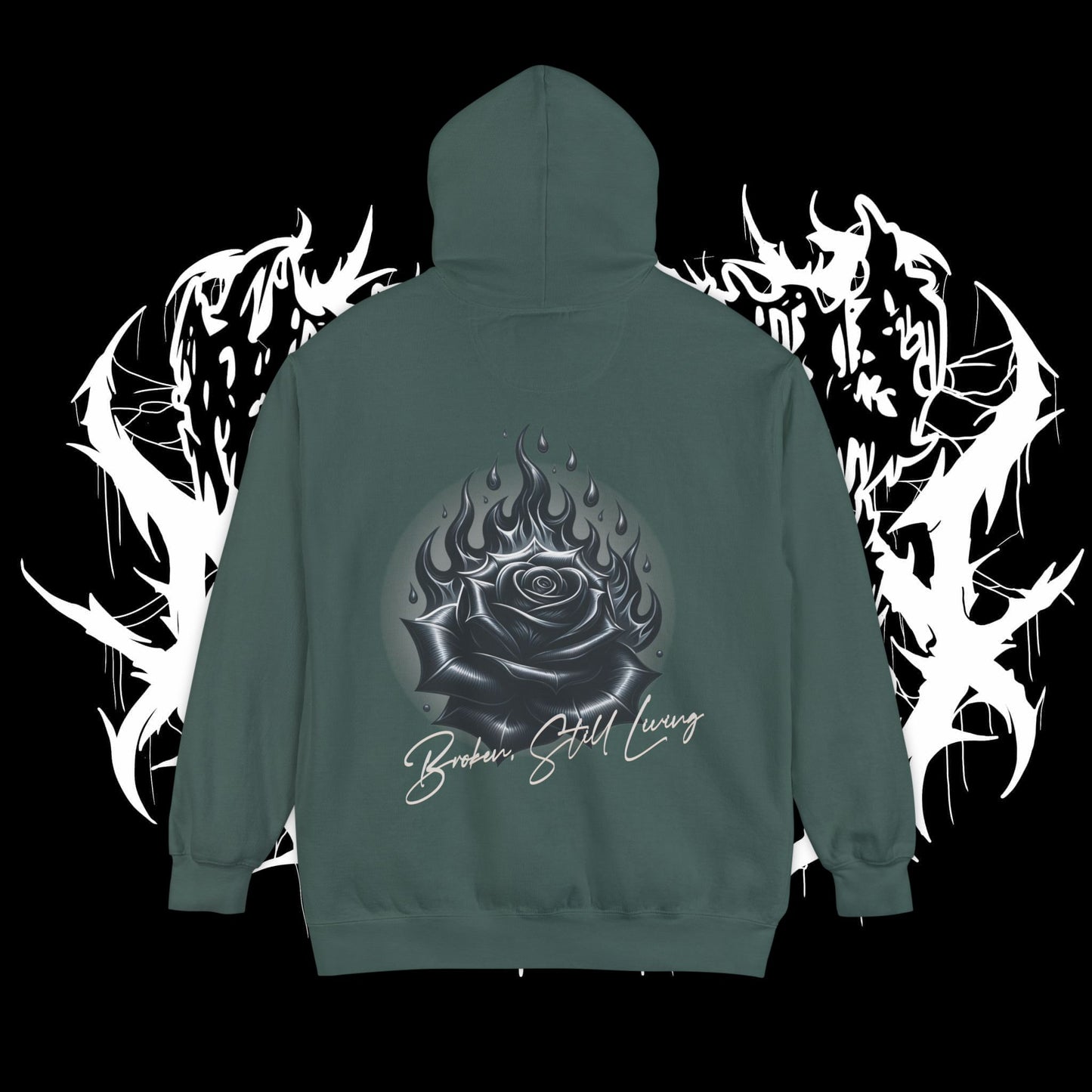 Enigma Black Rose Hoodie (UNISEX)