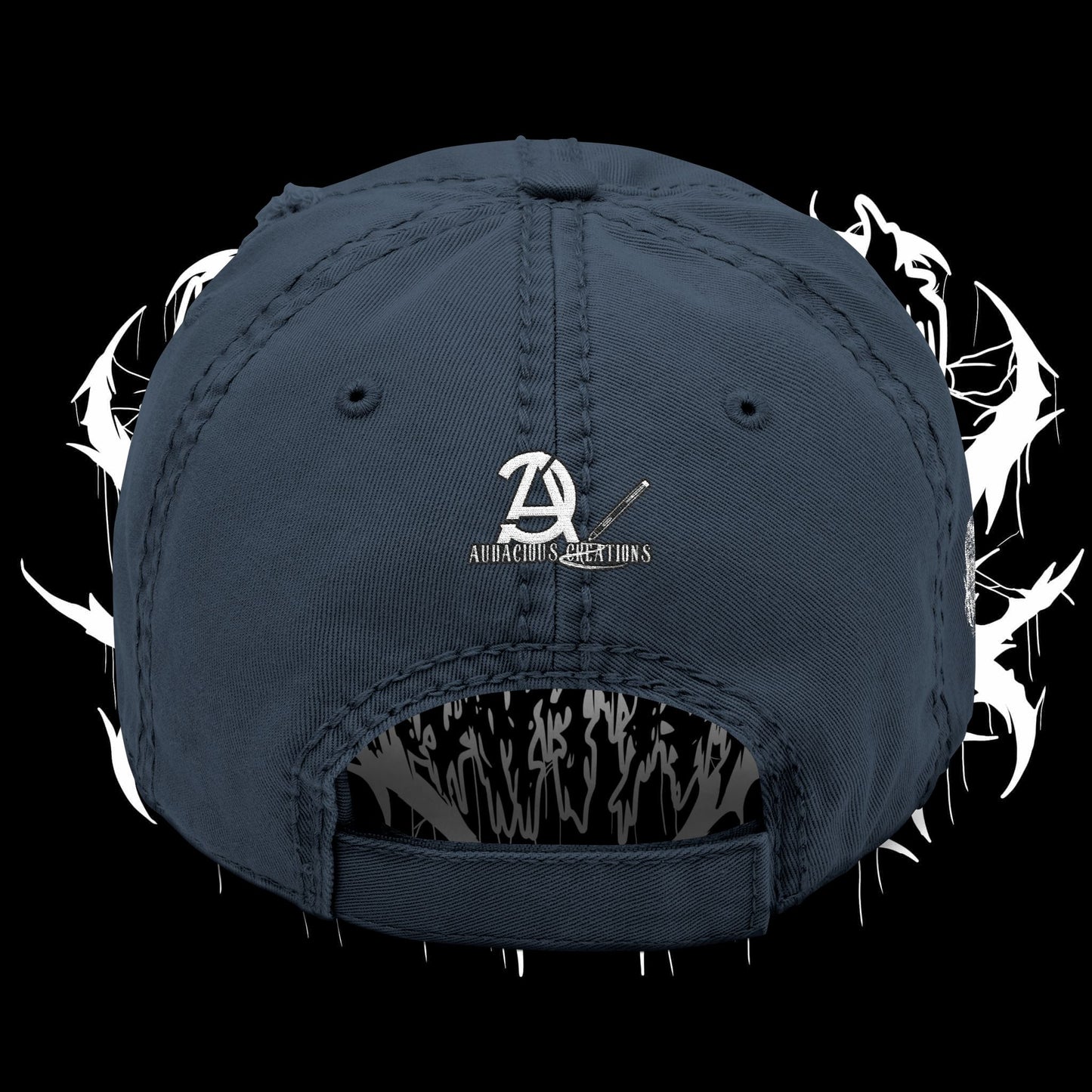 Distressed Embroidered Hat (UNISEX)