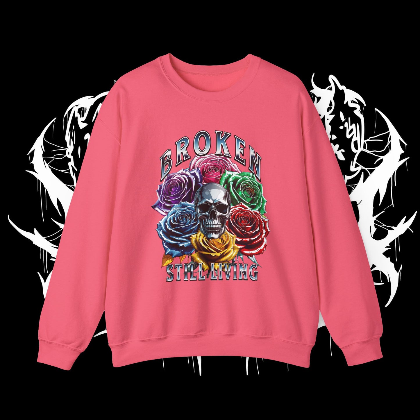 Chrome Roses Heavy Sweartshirt (UNISEX)