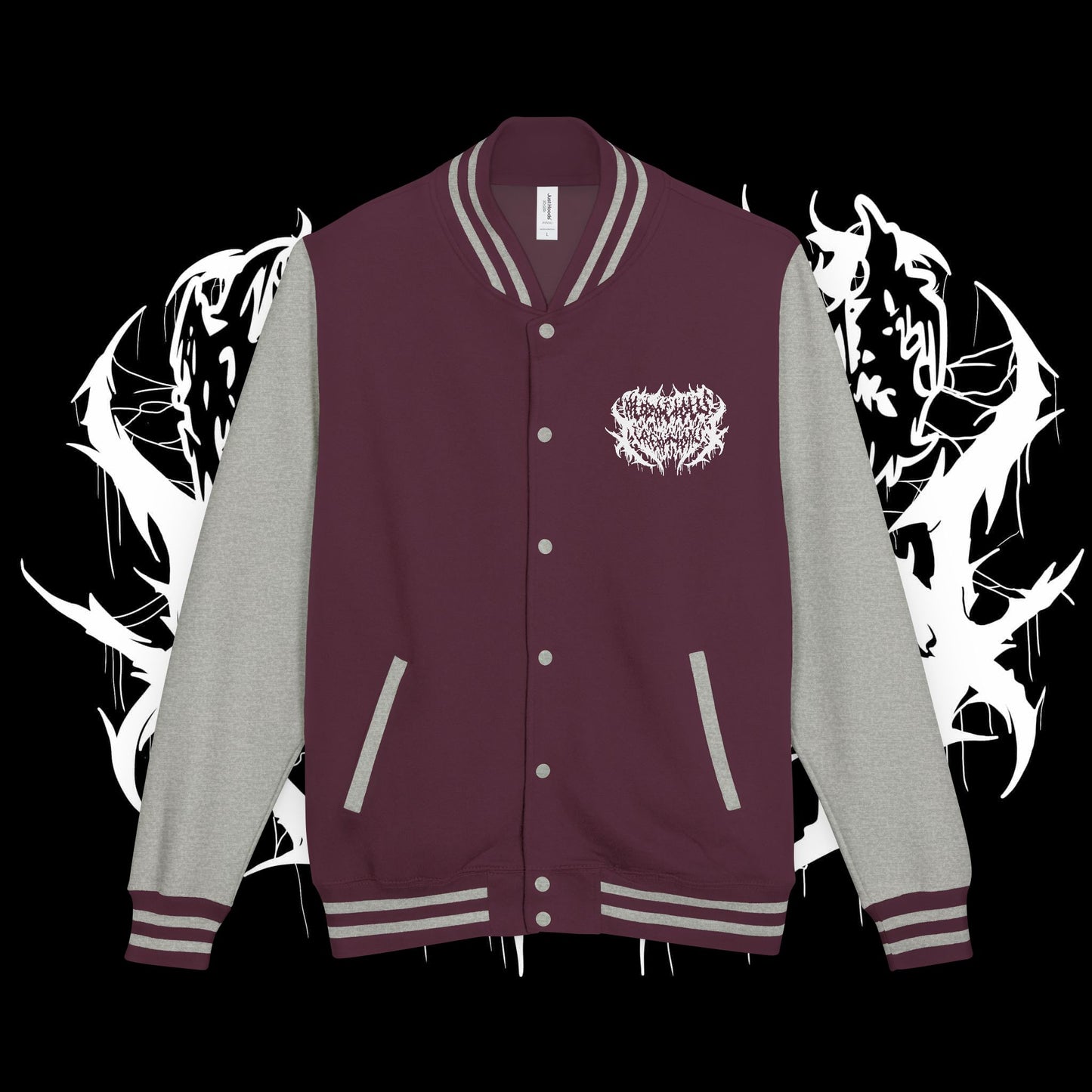 Never Give Up Letterman Jacket (UNISEX)