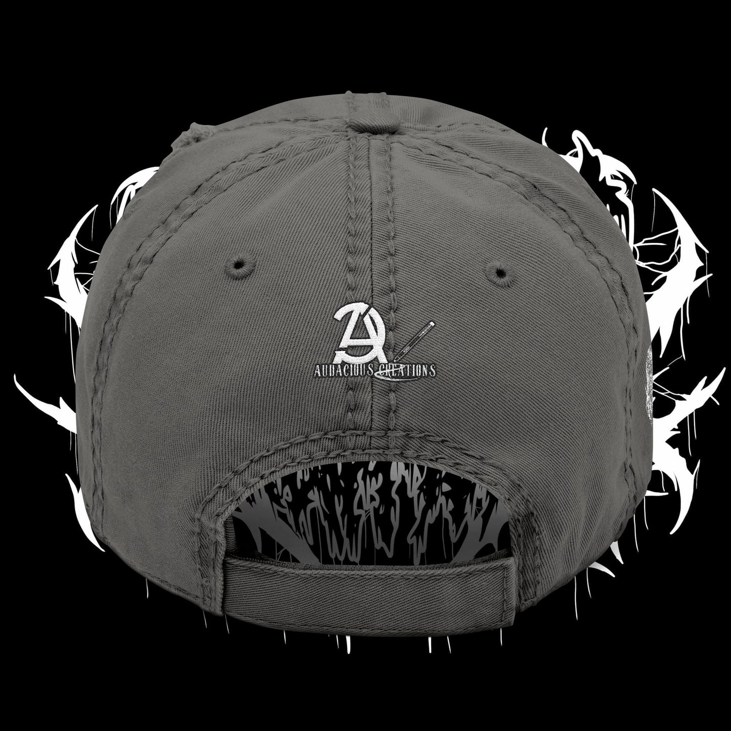 Distressed Embroidered Hat (UNISEX)