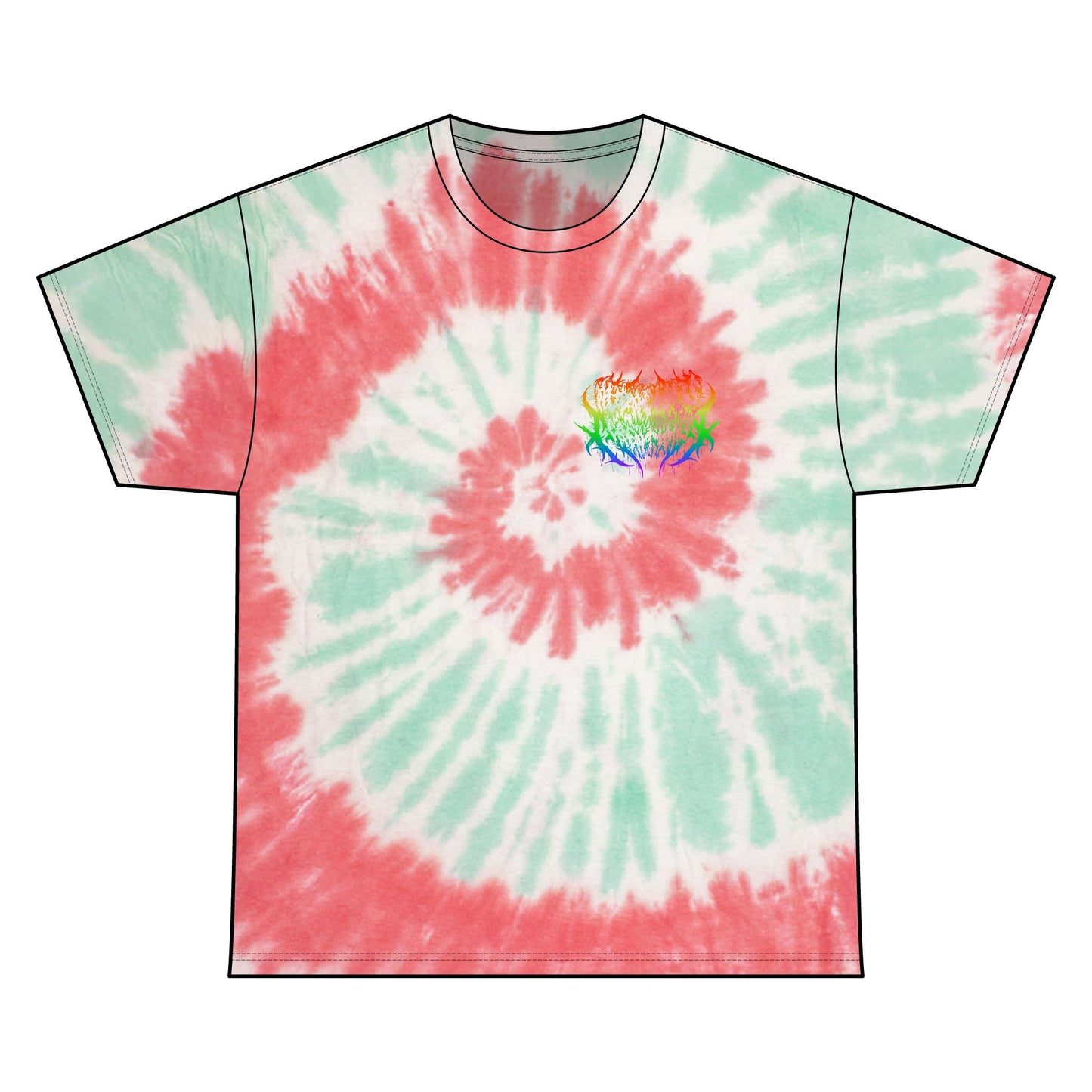 ALLIES LGTBQIA TIE DYE SHIRT (UNISEX)