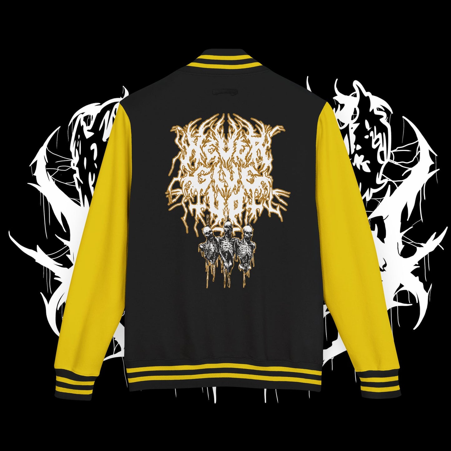 Never Give Up Letterman Jacket (UNISEX)