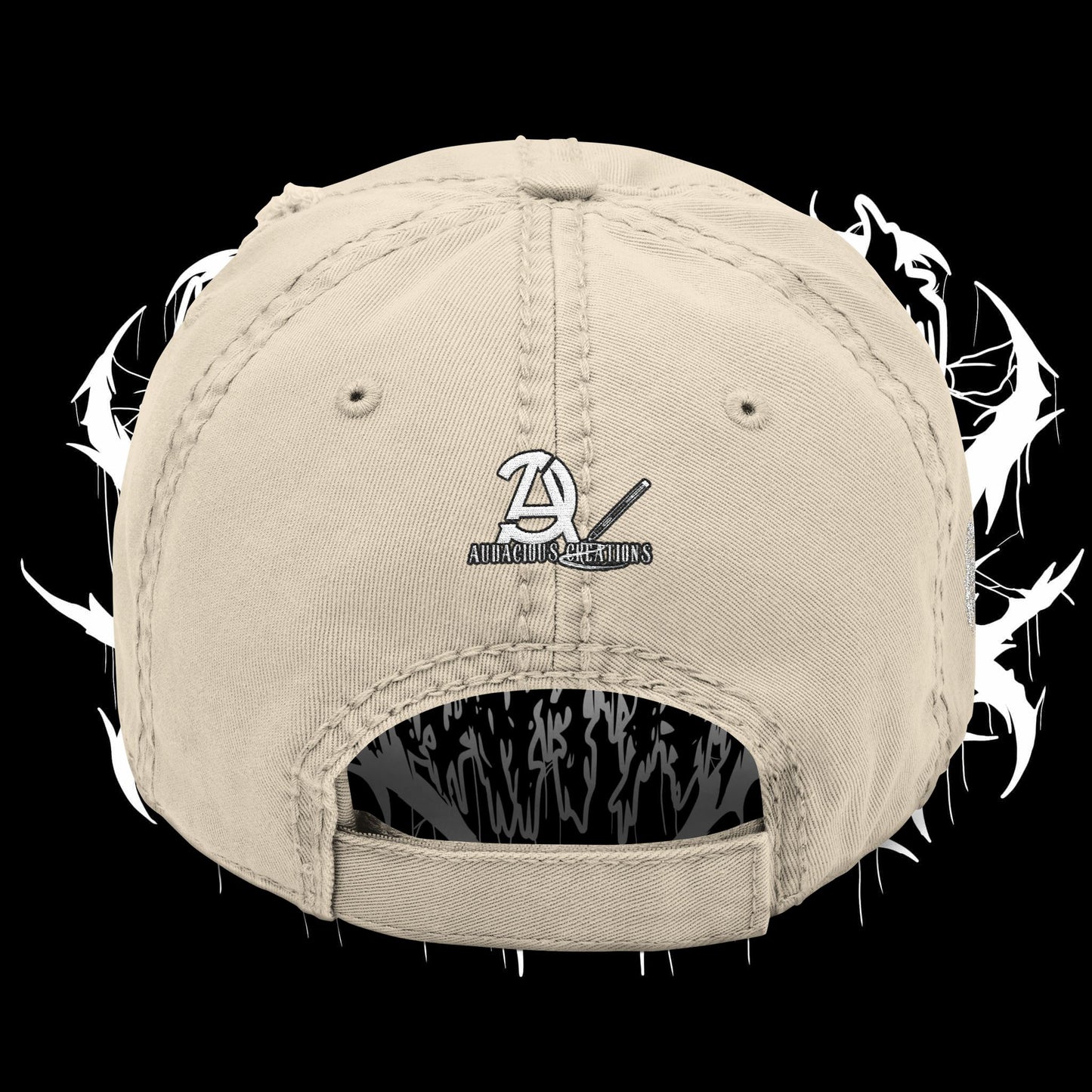 Distressed Embroidered Hat (UNISEX)