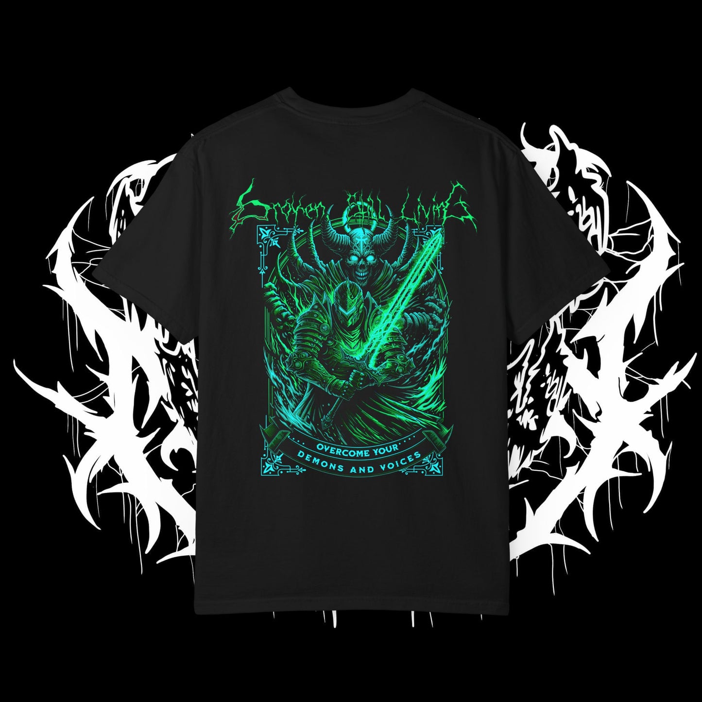 Overcome Your Demons (Green/Teal) UNISEX