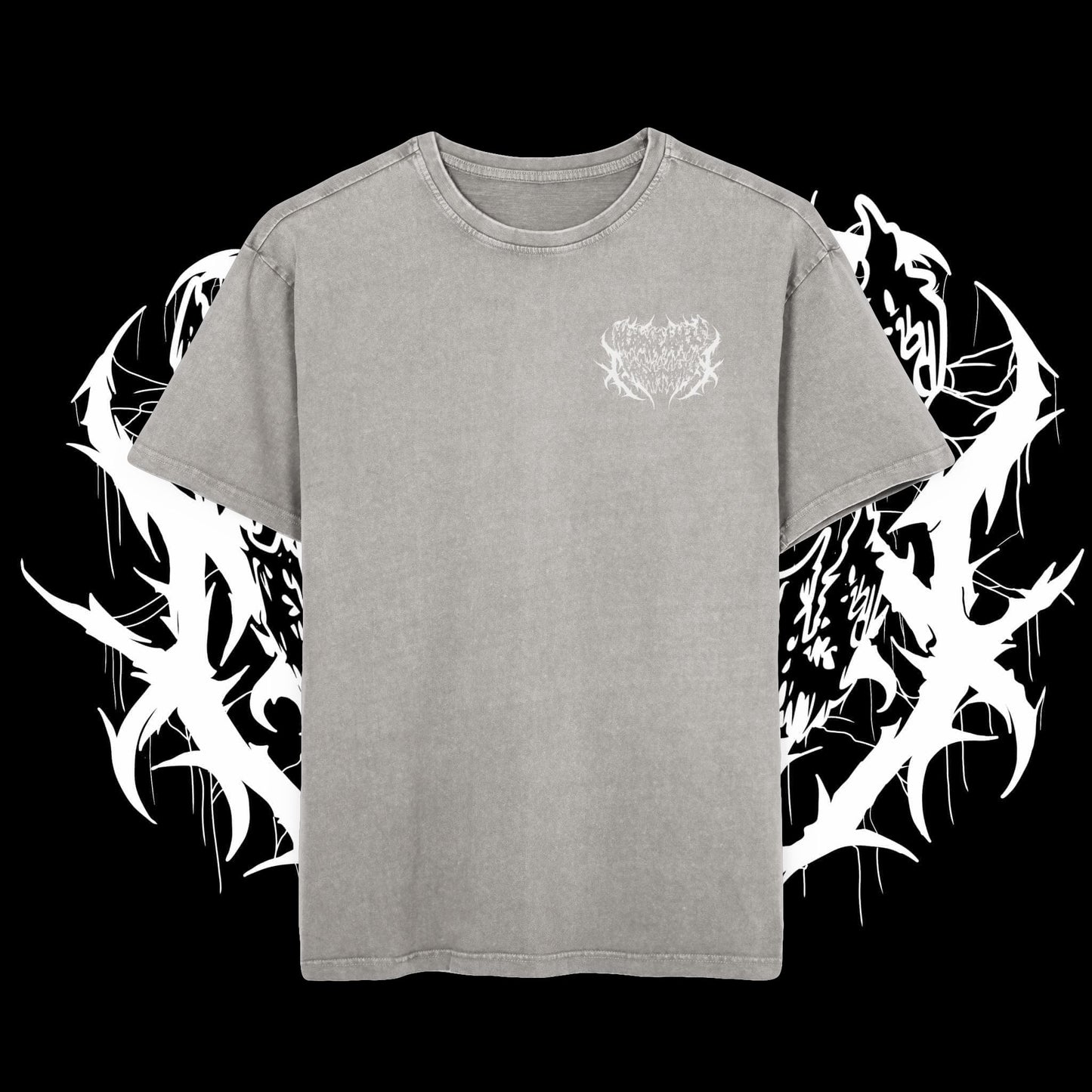 Heartache Acid Washed Oversized T (UNISEX)