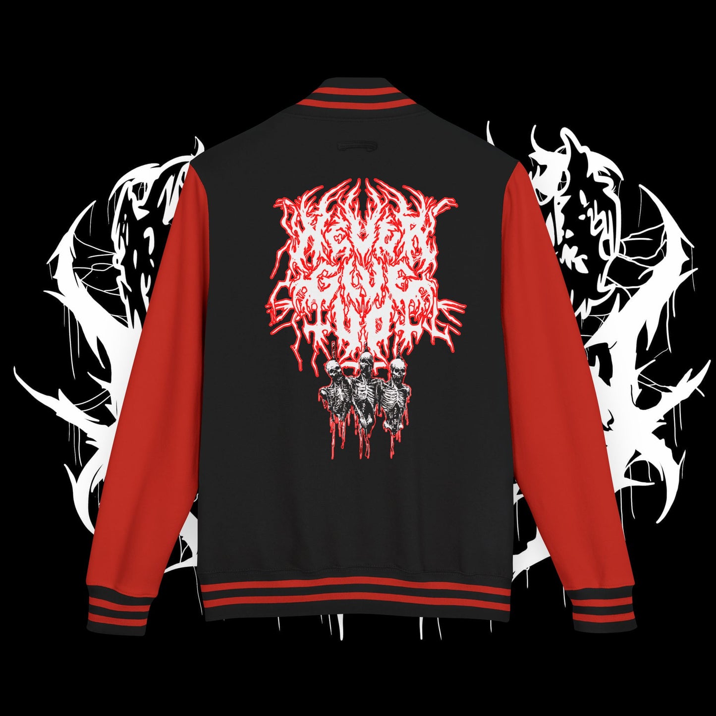 Never Give Up Letterman Jacket (UNISEX)