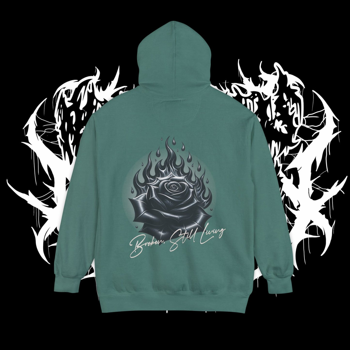 Enigma Black Rose Hoodie (UNISEX)