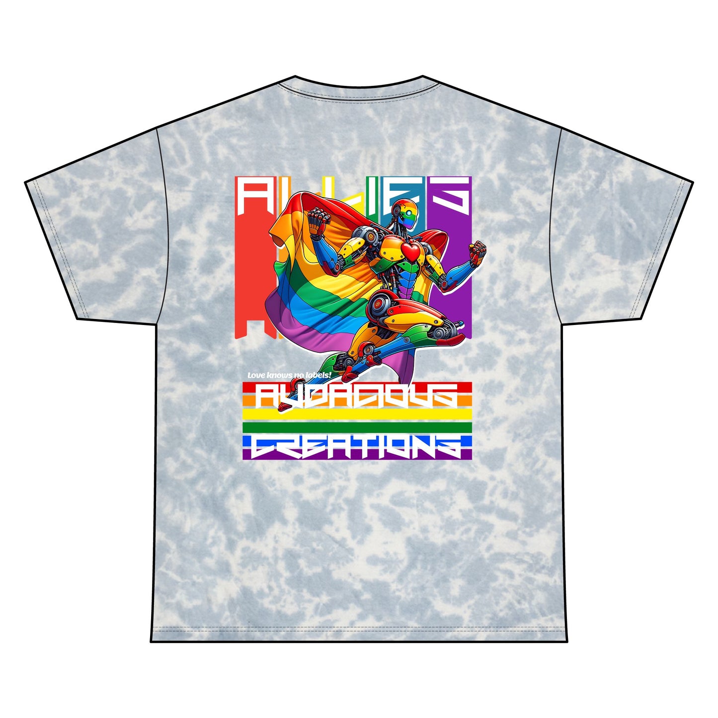 ALLIES LGTBQIA TIE DYE SHIRT (UNISEX)