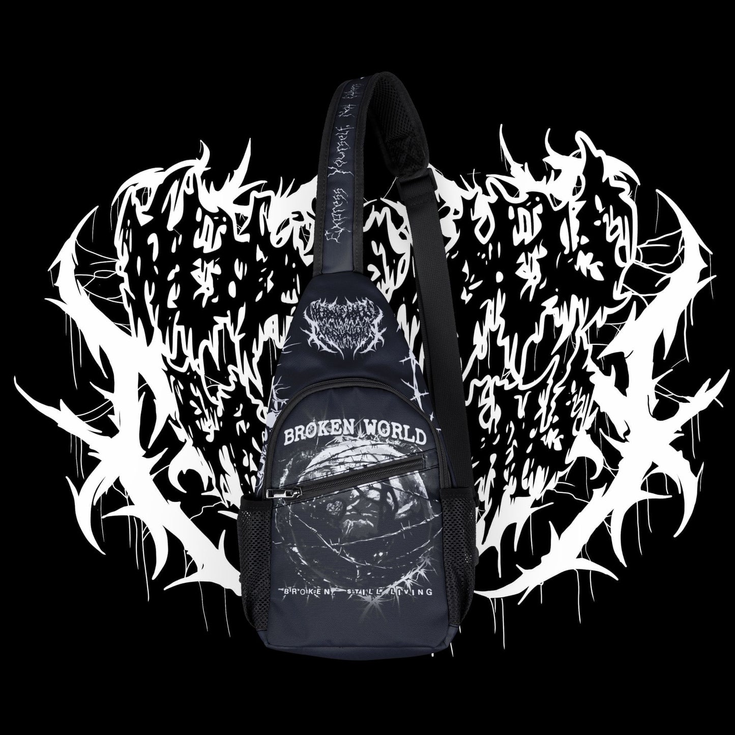 Broken World Chest Bag (UNISEX)