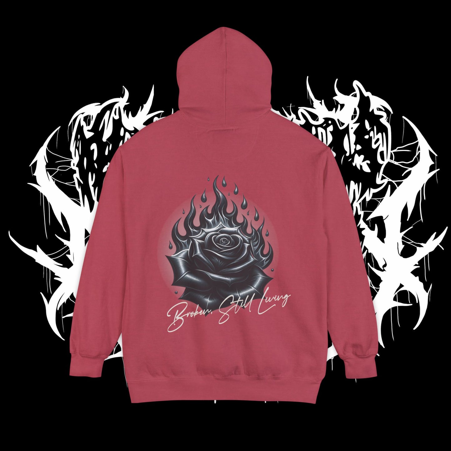 Enigma Black Rose Hoodie (UNISEX)