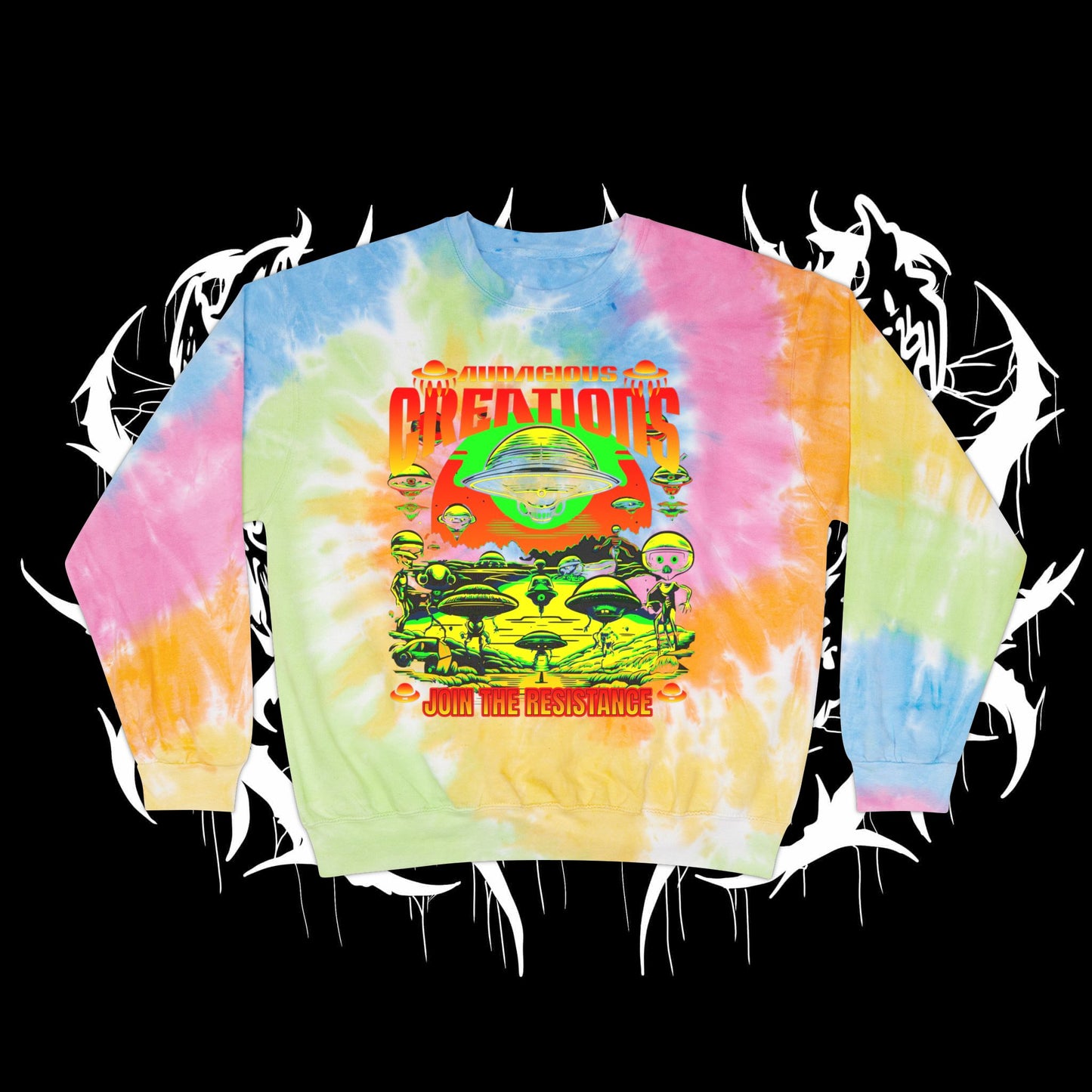 Trippy Tie Dye Sweatshirt (Unisex)
