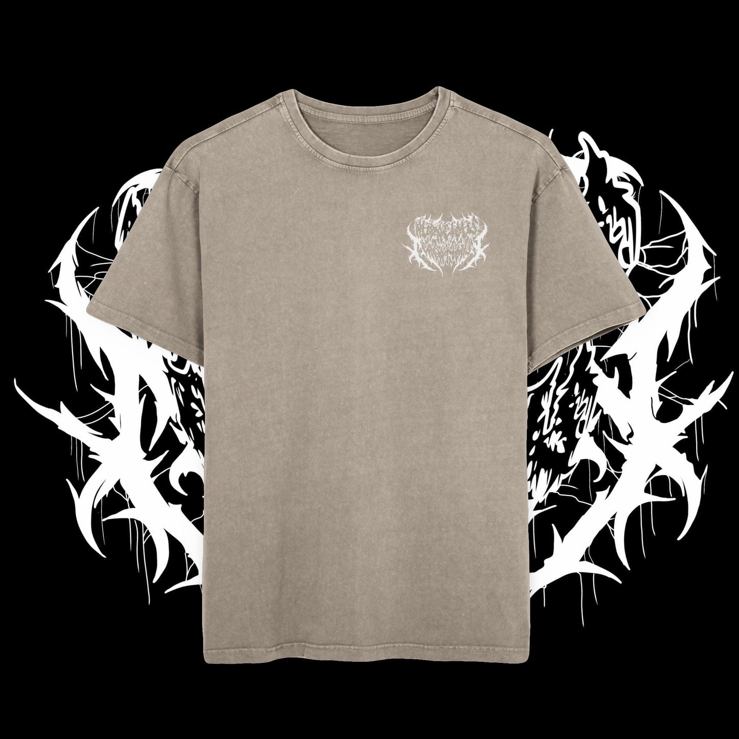 Heartache Acid Washed Oversized T (UNISEX)
