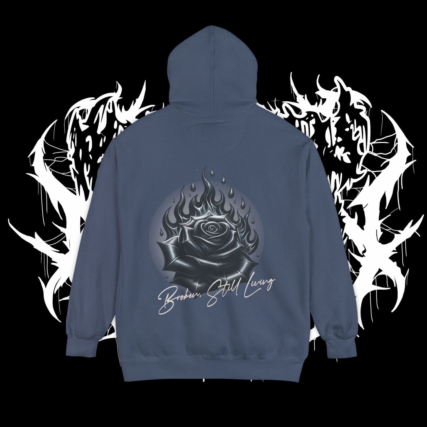 Enigma Black Rose Hoodie (UNISEX)