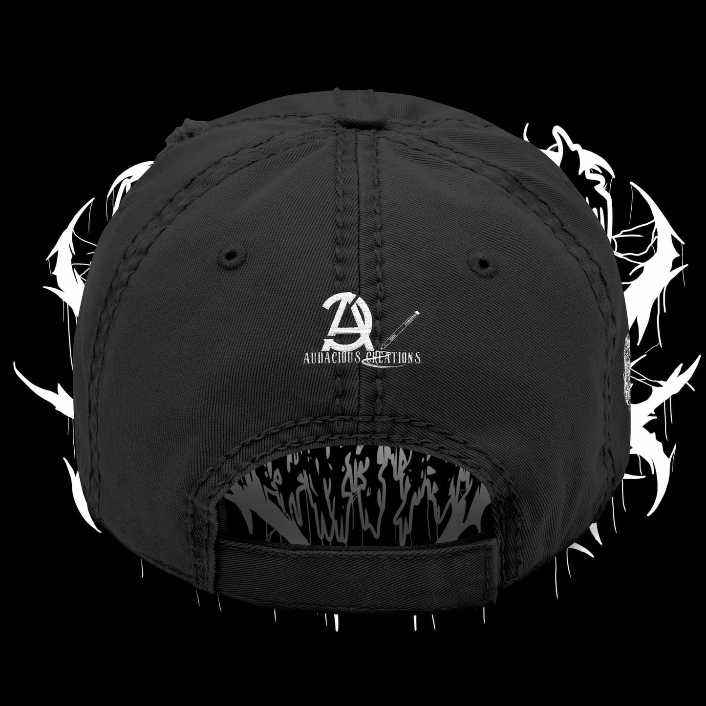 Distressed Embroidered Hat (UNISEX)
