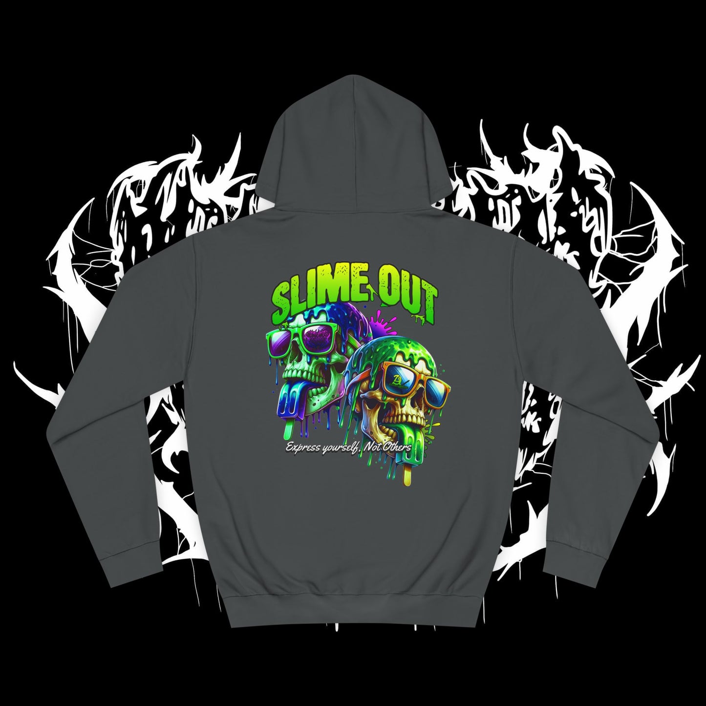 Slime Out Skulls Hoodie (UNISEX)