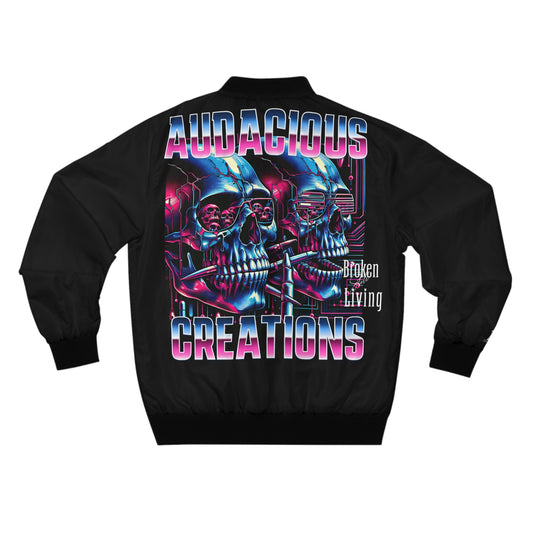 Melted Chrome Bomber Jacket (UNISEX)
