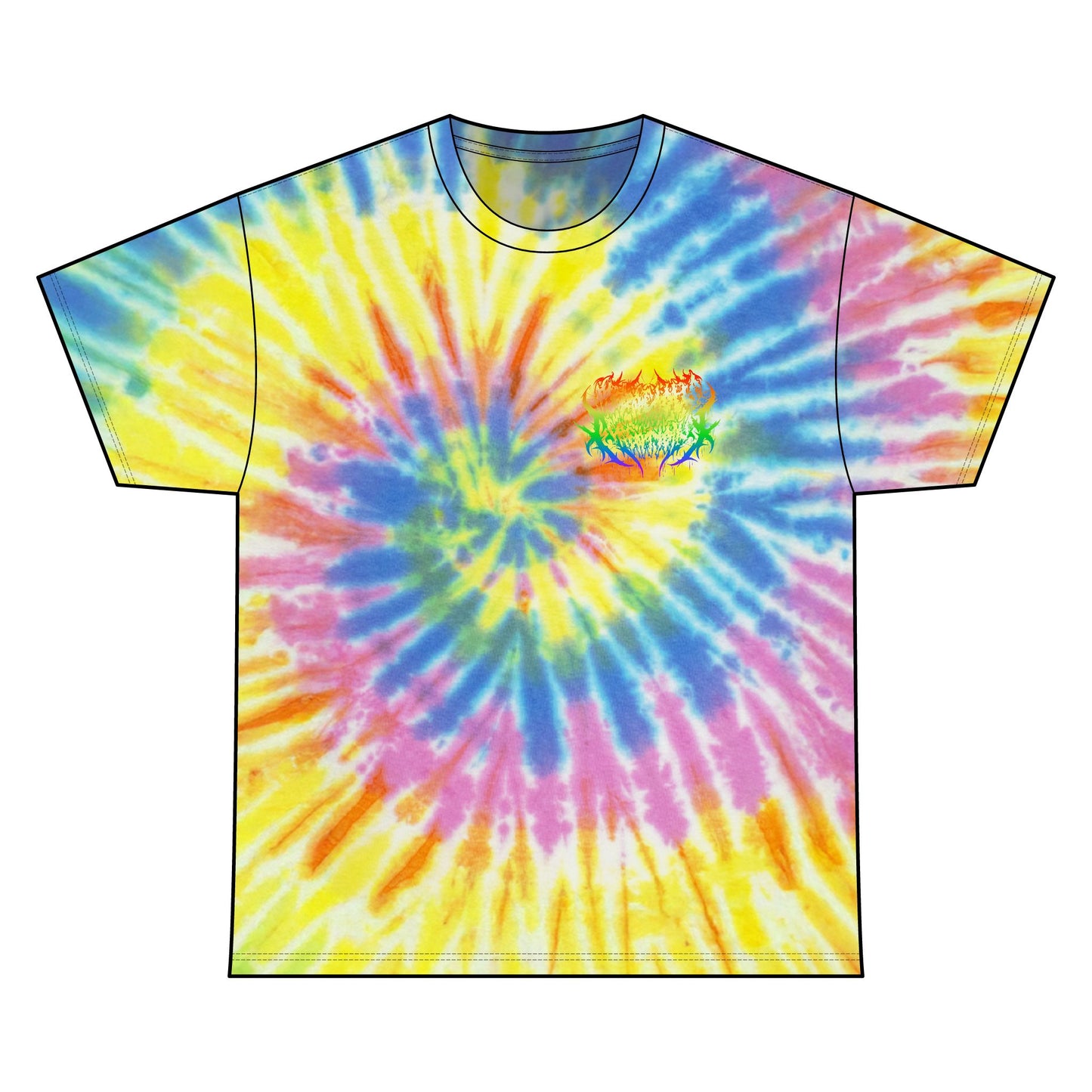 ALLIES LGTBQIA TIE DYE SHIRT (UNISEX)