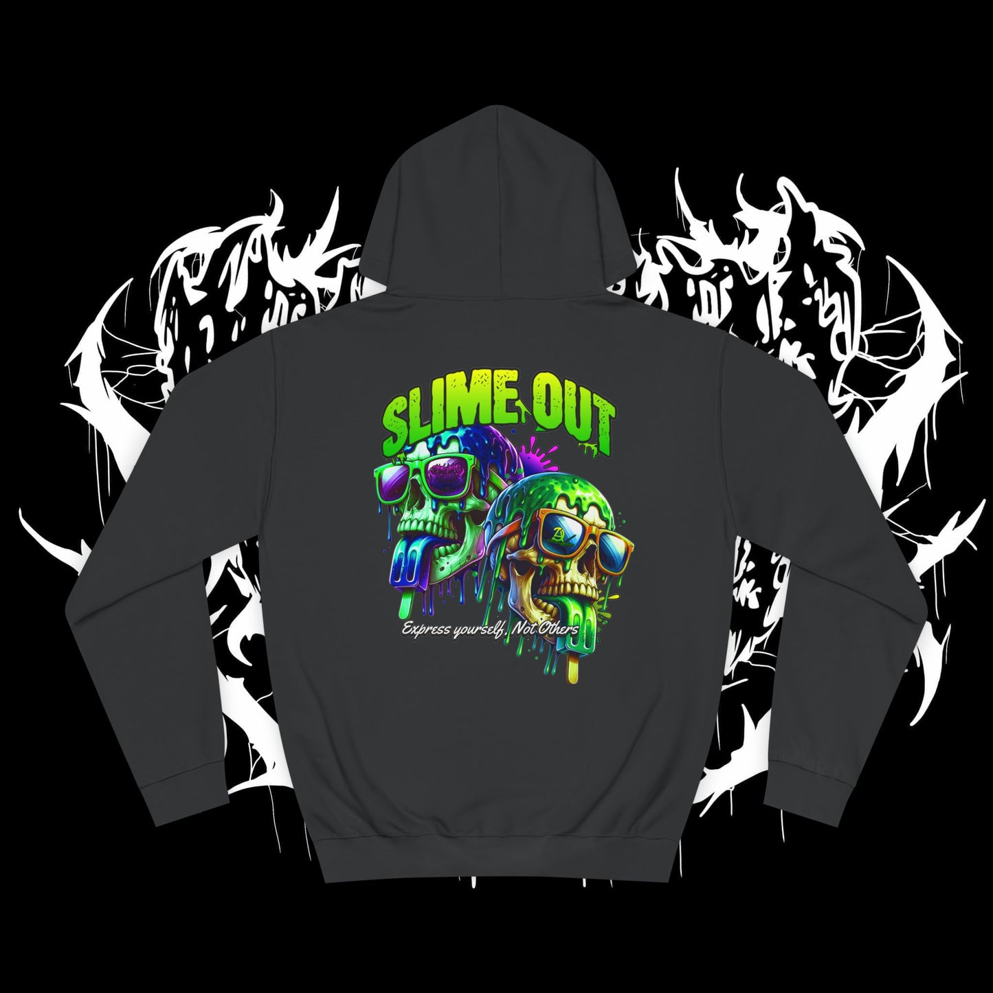 Slime Out Skulls Hoodie (UNISEX)