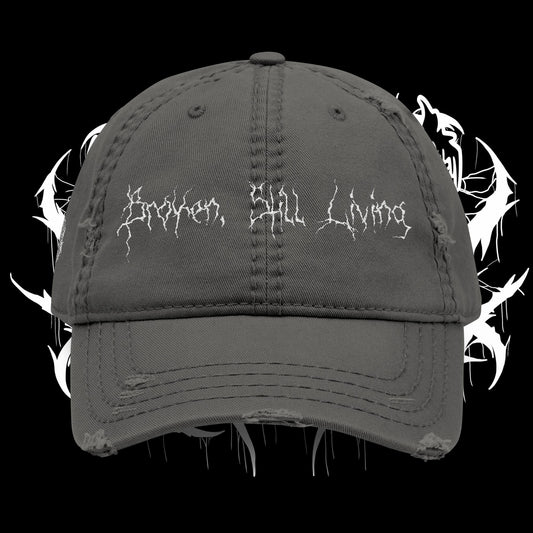 Distressed Embroidered Hat (UNISEX)