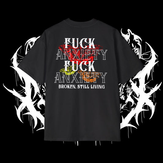 F ANXIETY OVERSIZE T (UNISEX)