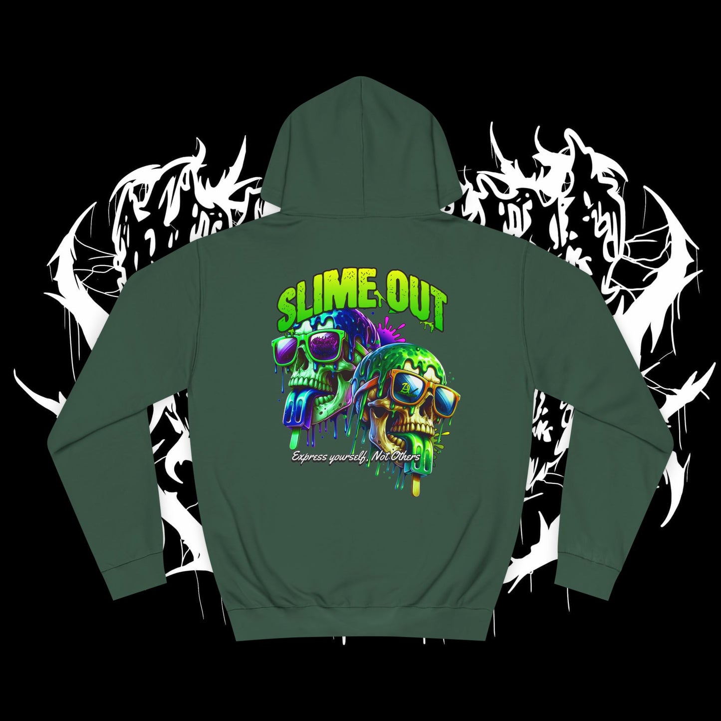 Slime Out Skulls Hoodie (UNISEX)