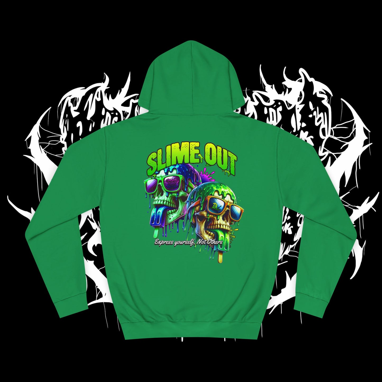 Slime Out Skulls Hoodie (UNISEX)