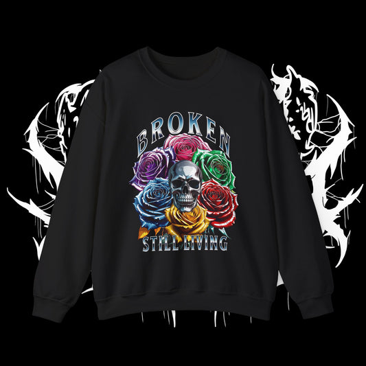 Chrome Roses Heavy Sweartshirt (UNISEX)