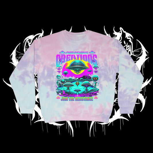 Trippy Tie Dye Sweatshirt (Unisex)